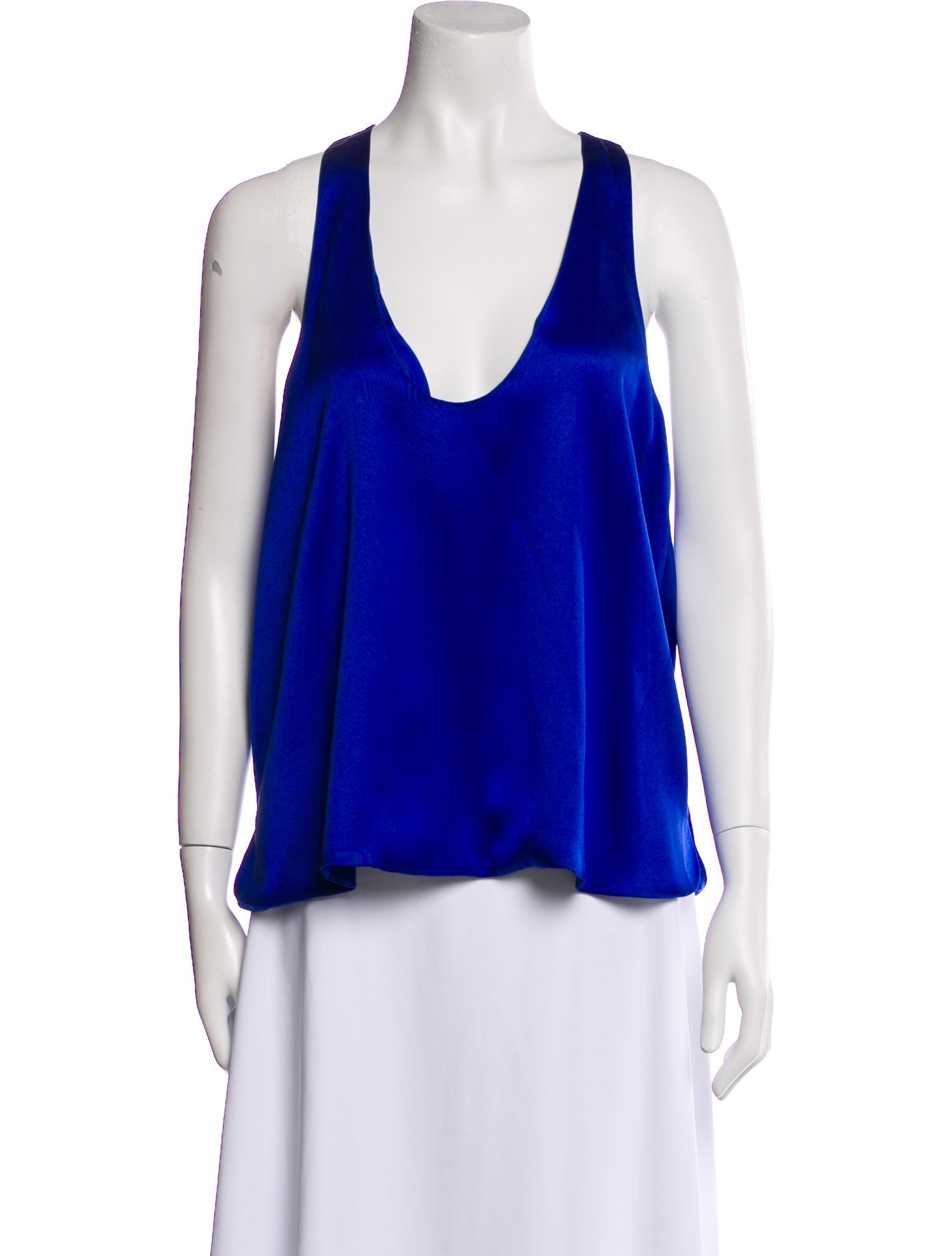 Giorgio Armani Silk V-Neck Top w/ Tags