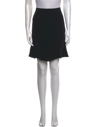 Giorgio Armani Pleated Accents Knee-Length Skirt