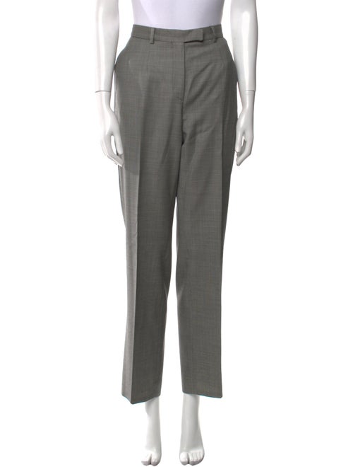 Giorgio Armani Virgin Wool Straight Leg Pants