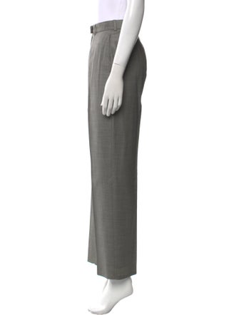 Giorgio Armani Virgin Wool Straight Leg Pants