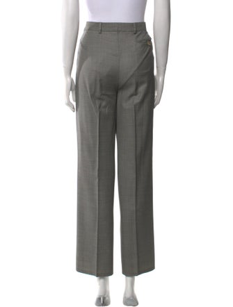 Giorgio Armani Virgin Wool Straight Leg Pants