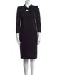 Giorgio Armani V-Neck Knee-Length Dress