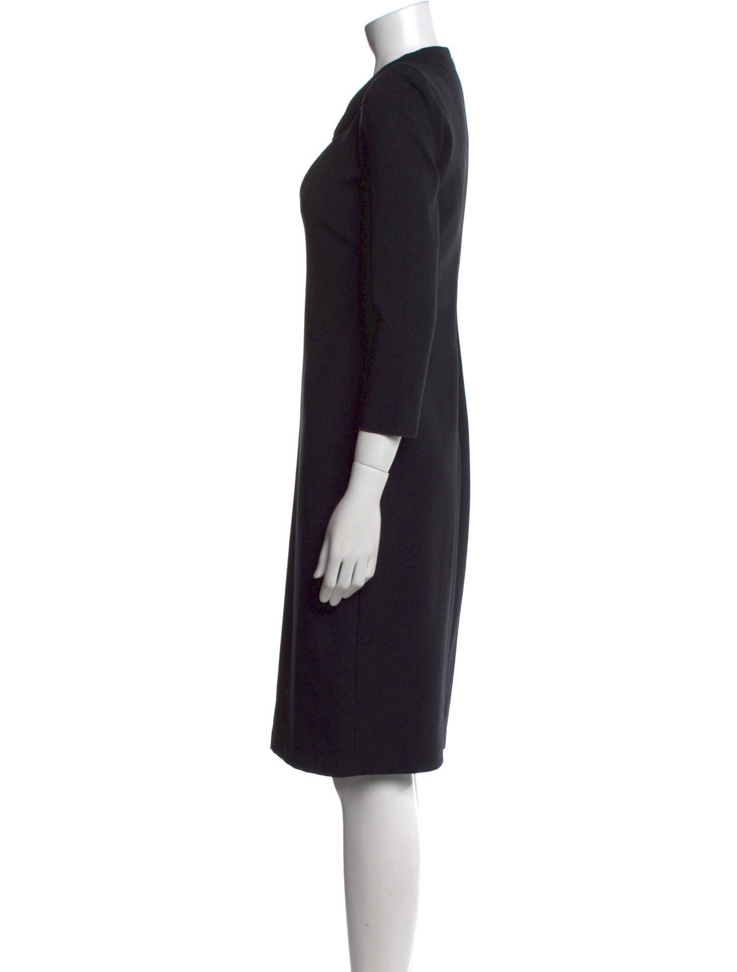 Giorgio Armani V-Neck Knee-Length Dress