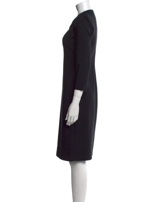 Giorgio Armani V-Neck Knee-Length Dress
