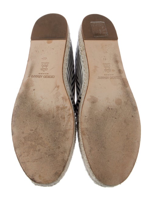 Giorgio Armani Mesh Printed Espadrilles