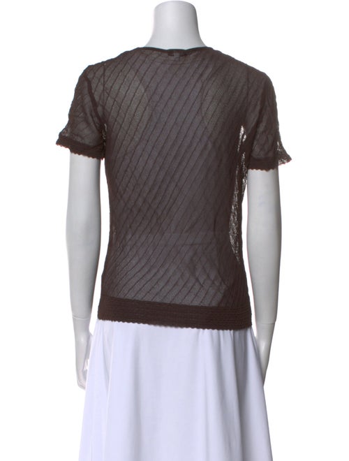 Giorgio Armani Crew Neck Short Sleeve Top