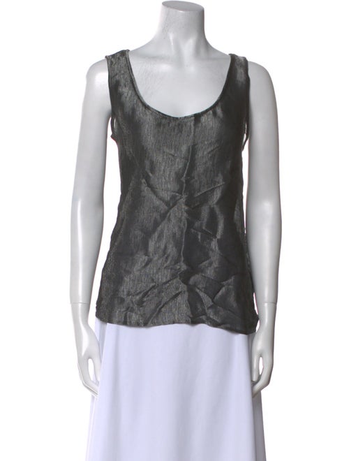Giorgio Armani Scoop Neck Sleeveless Top