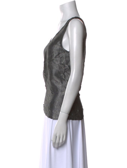 Giorgio Armani Scoop Neck Sleeveless Top