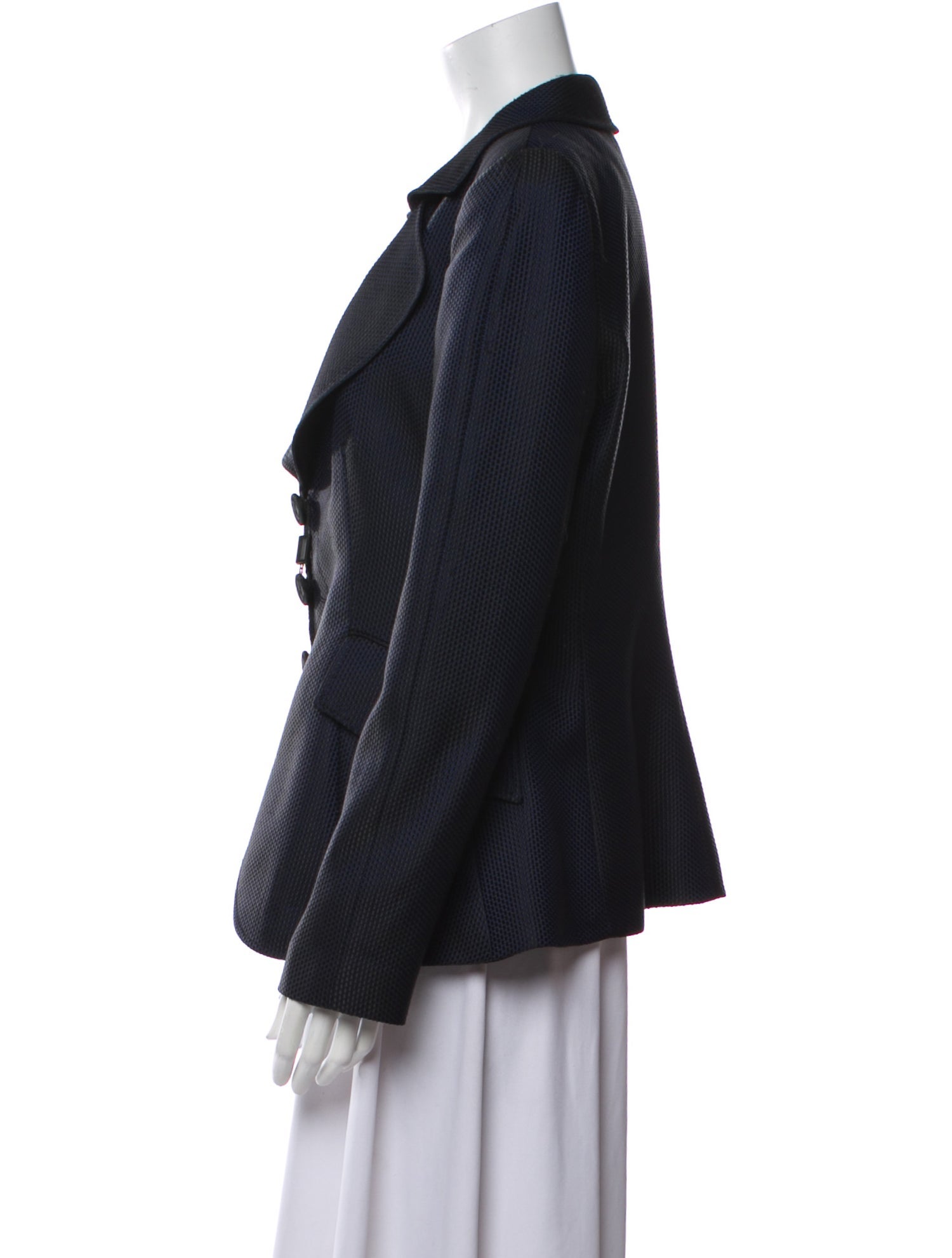 Giorgio Armani Plaid Print Blazer w/ Tags