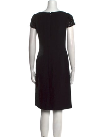 Giorgio Armani Bateau Neckline Knee-Length Dress