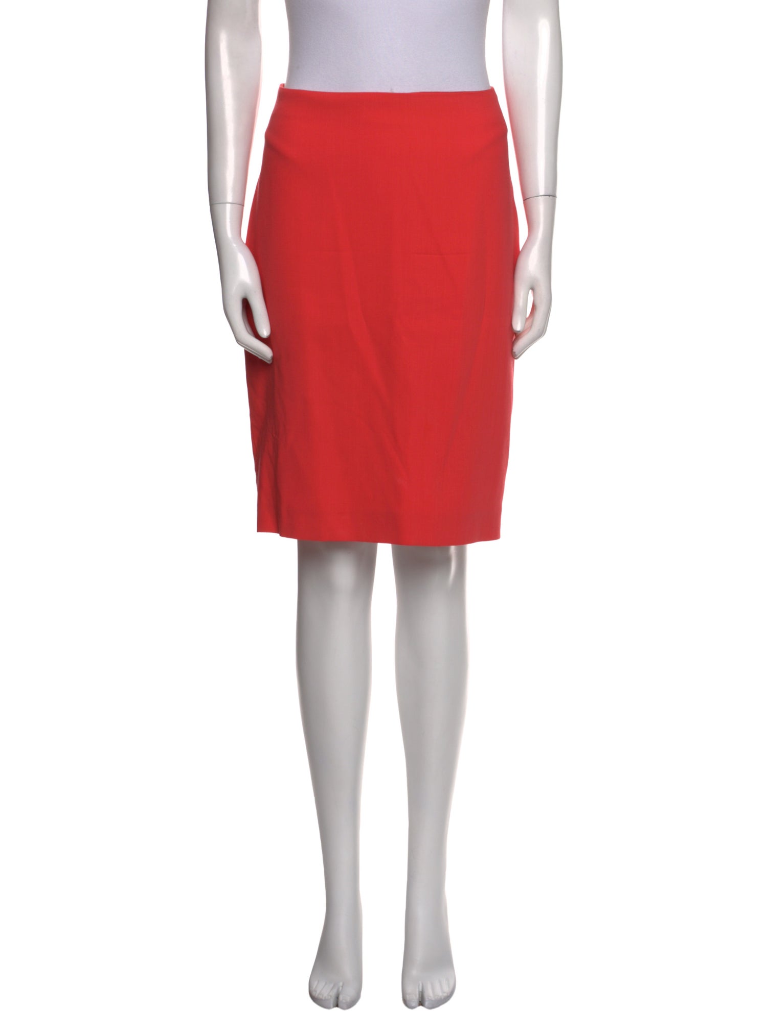 Giorgio Armani Virgin Wool Knee-Length Skirt