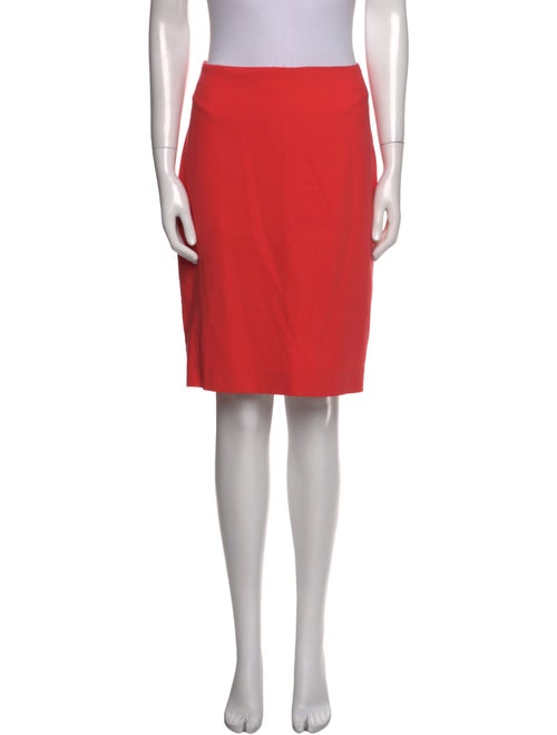 Giorgio Armani Virgin Wool Knee-Length Skirt