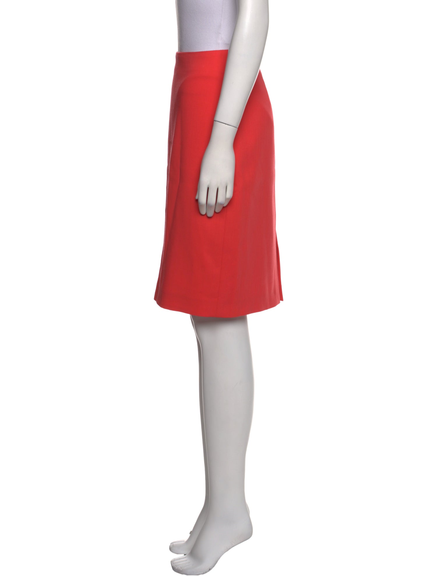 Giorgio Armani Virgin Wool Knee-Length Skirt