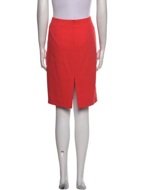 Giorgio Armani Virgin Wool Knee-Length Skirt