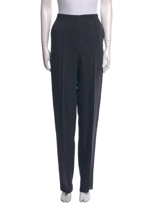Giorgio Armani Striped Straight Leg Pants