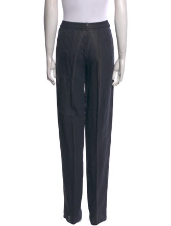 Giorgio Armani Striped Straight Leg Pants