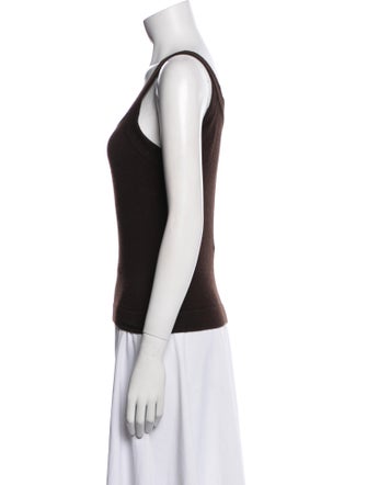 Giorgio Armani Cashmere Scoop Neck Top