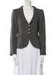 Giorgio Armani Virgin Wool Houndstooth Print Evening Jacket