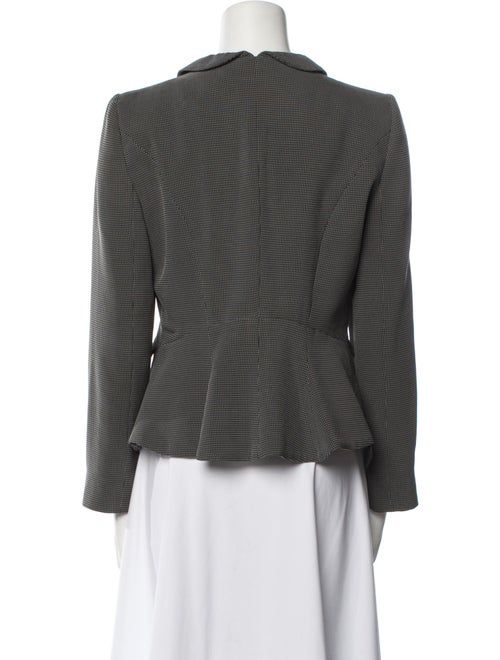 Giorgio Armani Virgin Wool Houndstooth Print Evening Jacket