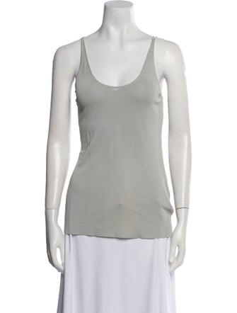 Giorgio Armani Scoop Neck Sleeveless Top