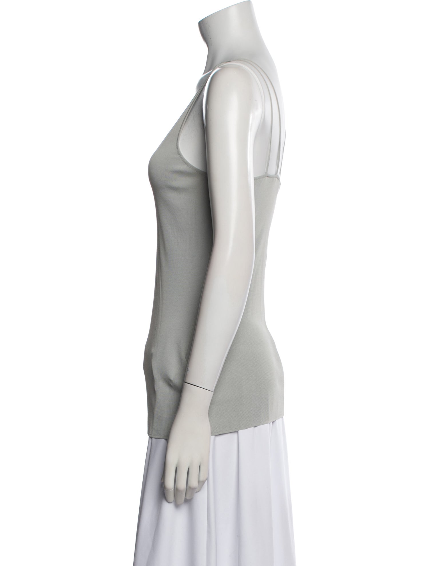 Giorgio Armani Scoop Neck Sleeveless Top