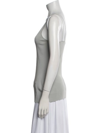 Giorgio Armani Scoop Neck Sleeveless Top