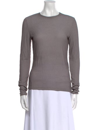 Giorgio Armani Crew Neck Long Sleeve Top