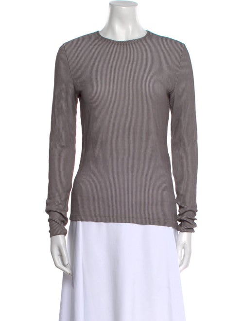 Giorgio Armani Crew Neck Long Sleeve Top