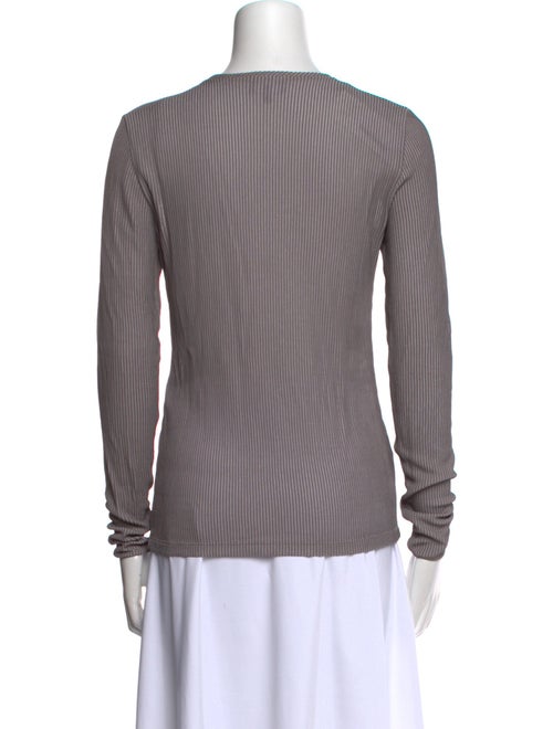 Giorgio Armani Crew Neck Long Sleeve Top
