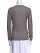 Giorgio Armani Crew Neck Long Sleeve Top
