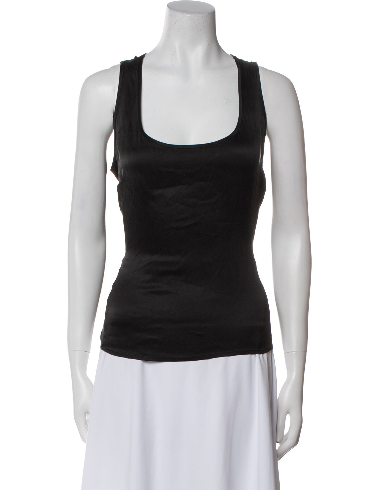 Giorgio Armani Scoop Neck Sleeveless Top