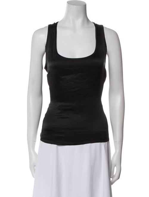 Giorgio Armani Scoop Neck Sleeveless Top