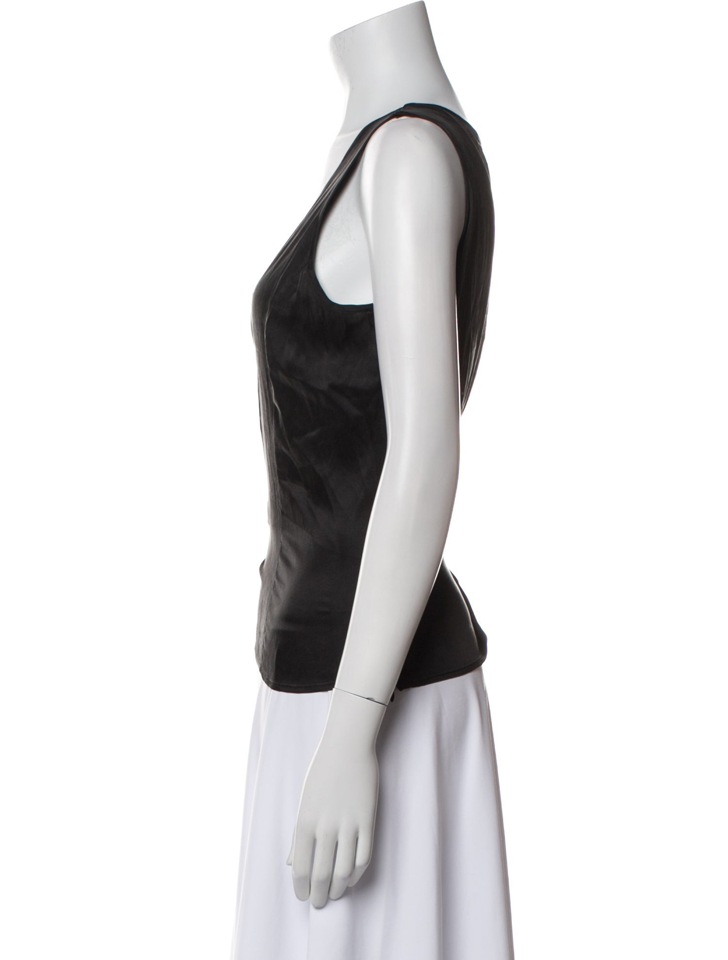Giorgio Armani Scoop Neck Sleeveless Top