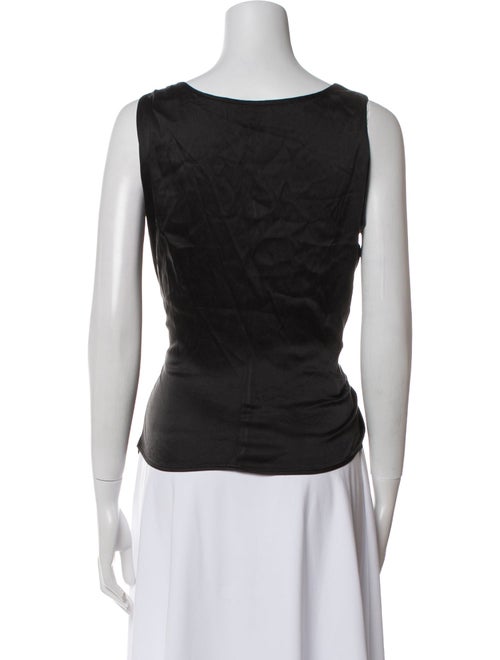 Giorgio Armani Scoop Neck Sleeveless Top