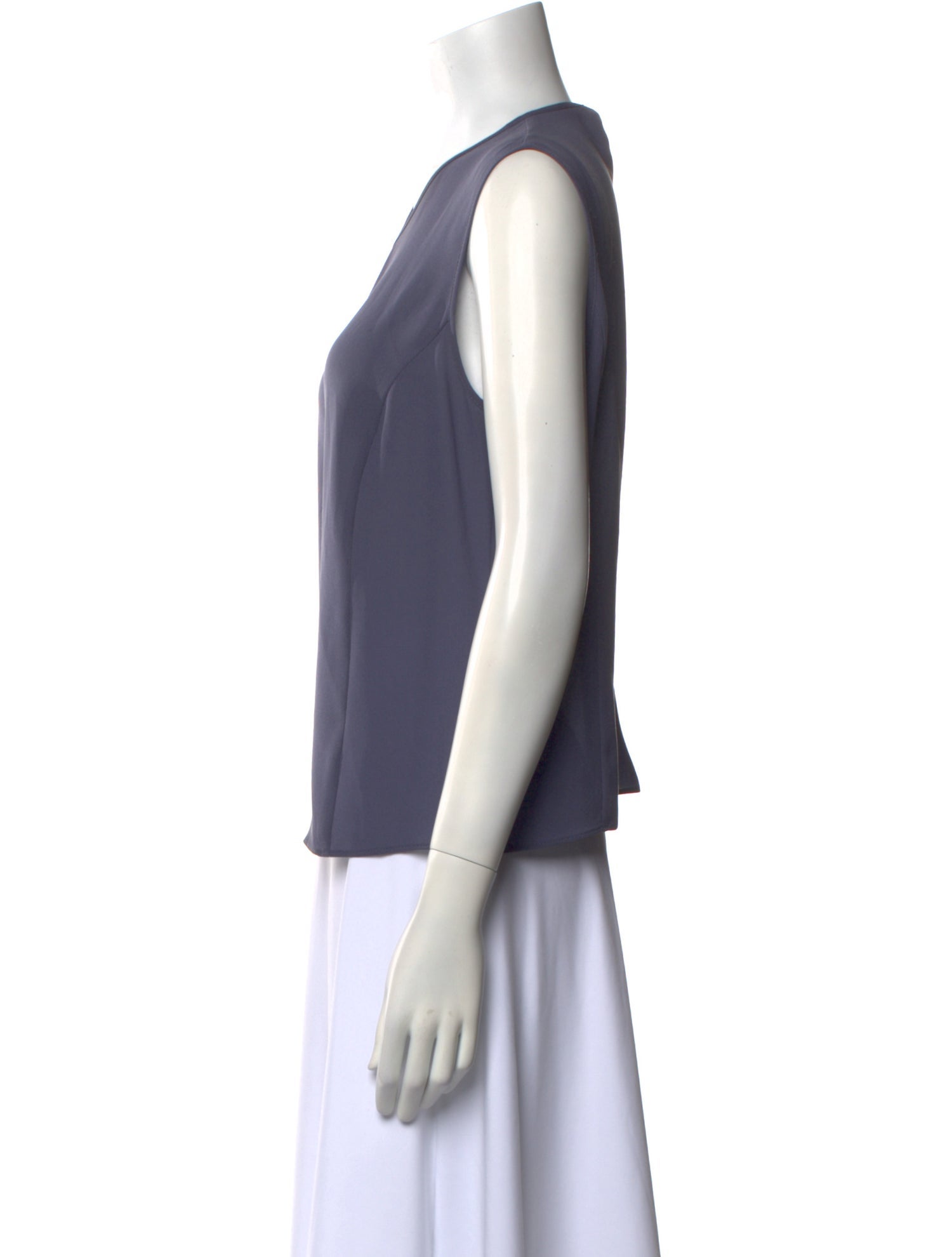 Giorgio Armani Silk V-Neck Top