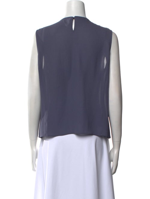 Giorgio Armani Silk V-Neck Top