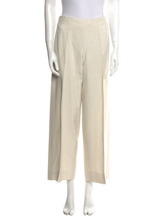 Giorgio Armani Silk Wide Leg Pants