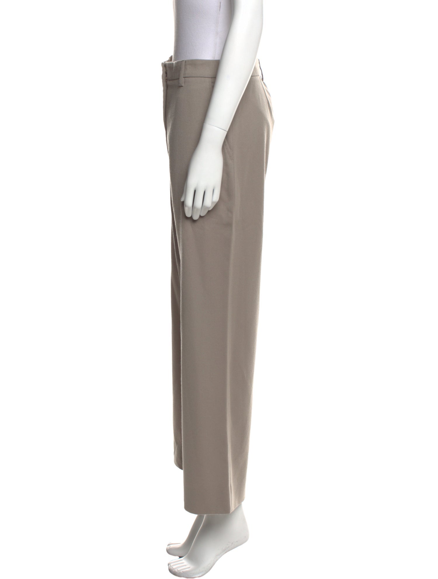Giorgio Armani Virgin Wool Wide Leg Pants
