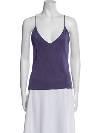 Giorgio Armani V-Neck Sleeveless Top