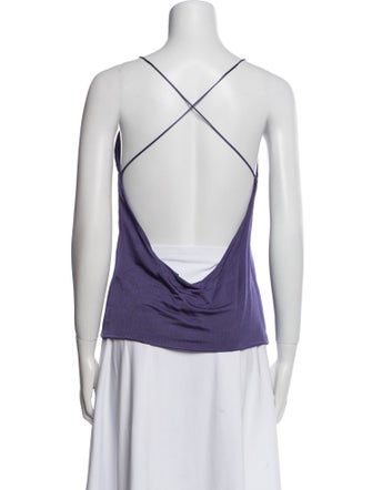 Giorgio Armani V-Neck Sleeveless Top