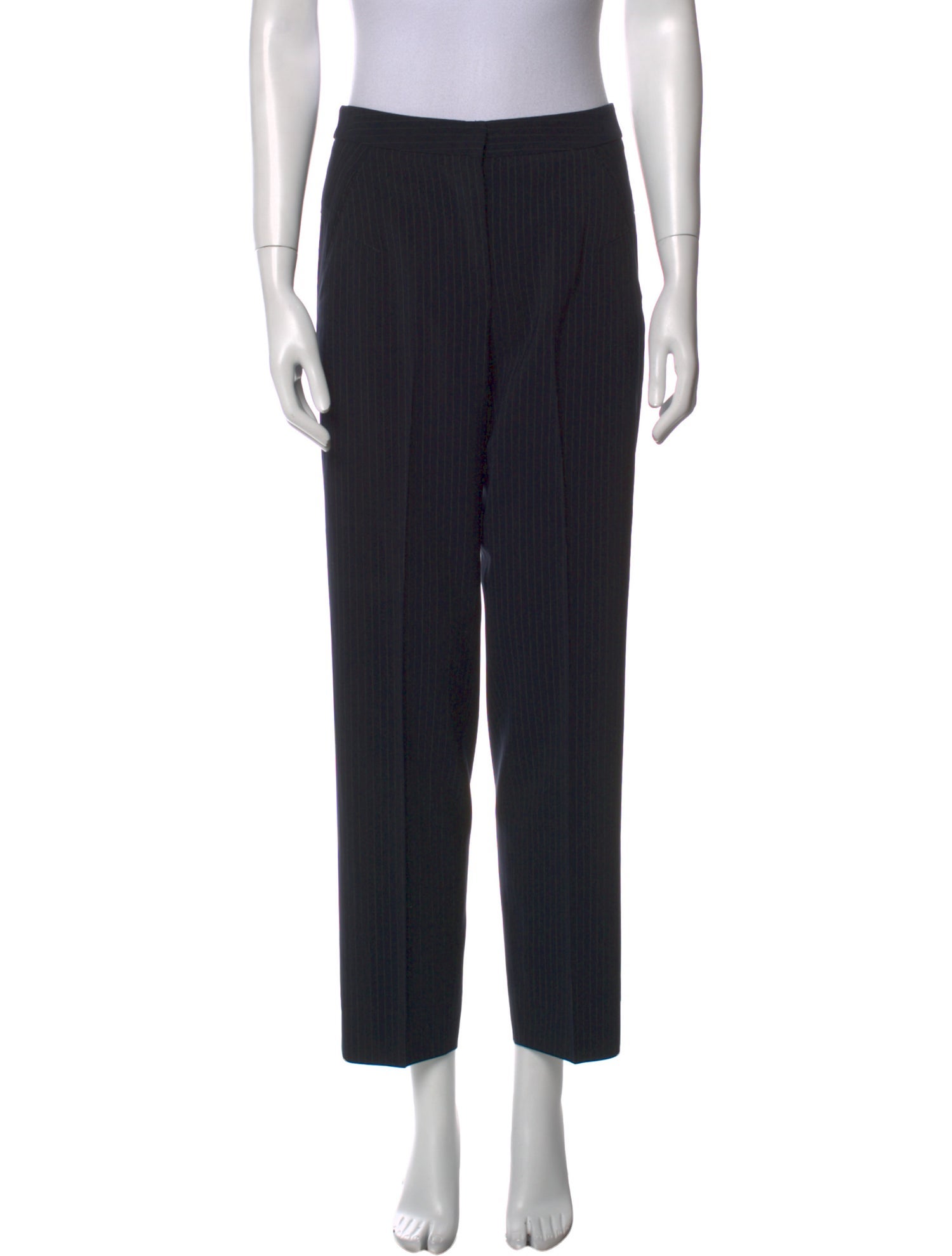 Giorgio Armani Striped Straight Leg Pants