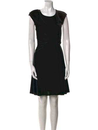 Giorgio Armani Scoop Neck Mini Dress