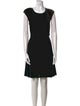 Giorgio Armani Scoop Neck Mini Dress