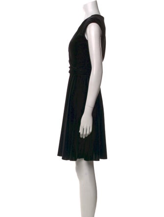 Giorgio Armani Scoop Neck Mini Dress