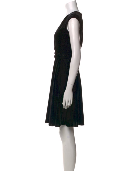 Giorgio Armani Scoop Neck Mini Dress