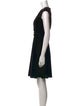 Giorgio Armani Scoop Neck Mini Dress