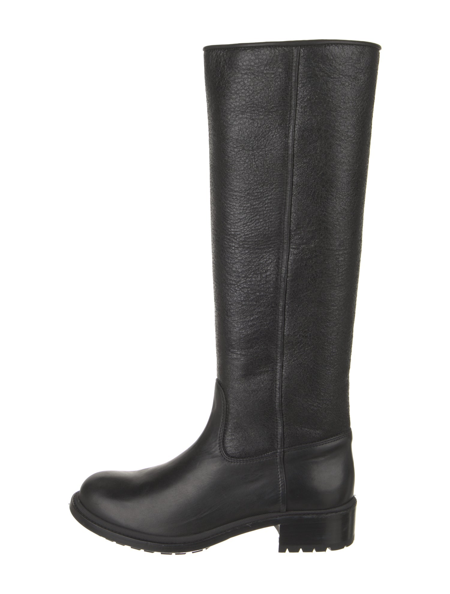 Giorgio Armani Leather Riding Boots