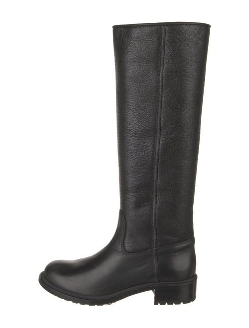 Giorgio Armani Leather Riding Boots