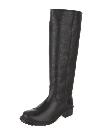 Giorgio Armani Leather Riding Boots