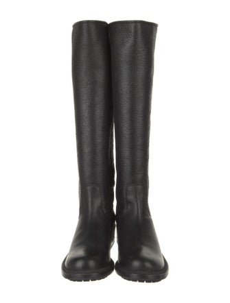 Giorgio Armani Leather Riding Boots